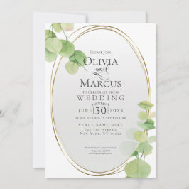 Invitación Boda | Eucalipto de la primavera moderna