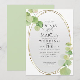 Invitación Boda | Eucalipto de la primavera moderna