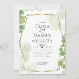 Invitación BODA | Eucalipto de la primavera moderna