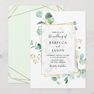 Invitación Boda Eucalyptus