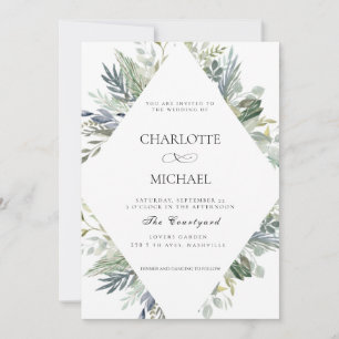 INVITACIÓN BODA EUCALYPTUS MODERNO