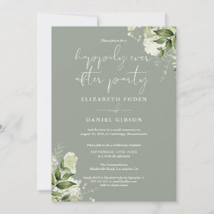 Invitación Boda Felices Para Siempre de Floristería de Salvia