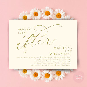 Invitación Boda Feliz Para Siempre Cena Fiesta Baile