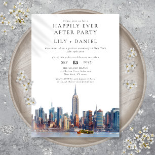 Invitación Boda Feliz para Siempre en Nueva York