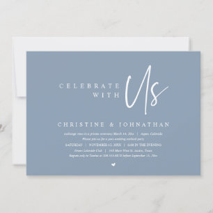 Invitación Boda Fiesta Elopement, celebra con nosotros