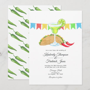 Invitación Boda Fiesta Mexicana Taco 'bout Love