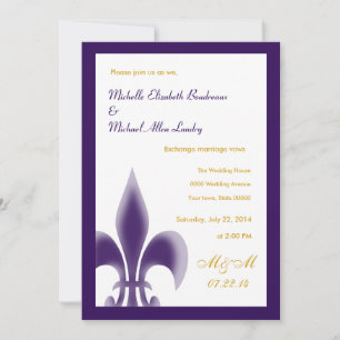 Invitación Boda Fleur de Lis Casual