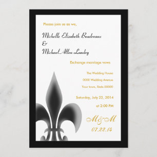 Invitación Boda Fleur de Lis Casual
