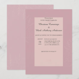 Invitación Boda Fleur de Satin