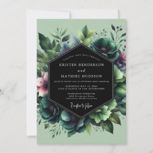 Invitación Boda Flor de Emerald Moody