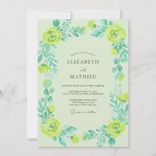 Invitación Boda Flor de Espuma de Lima