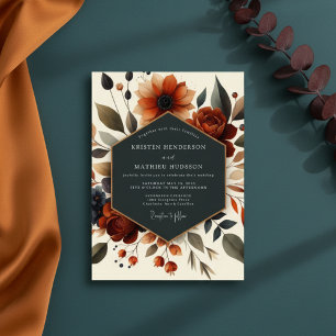 Invitación Boda Flor de Otoño Siena