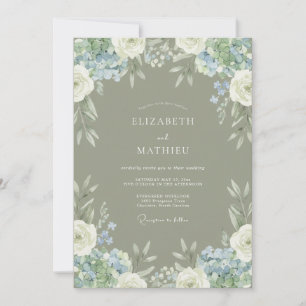 Invitación Boda Flor de Salvia