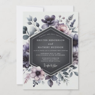 Invitación Boda Flora Sombra Cardo