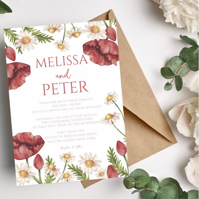 Invitación Boda floral (Subido por el creador)