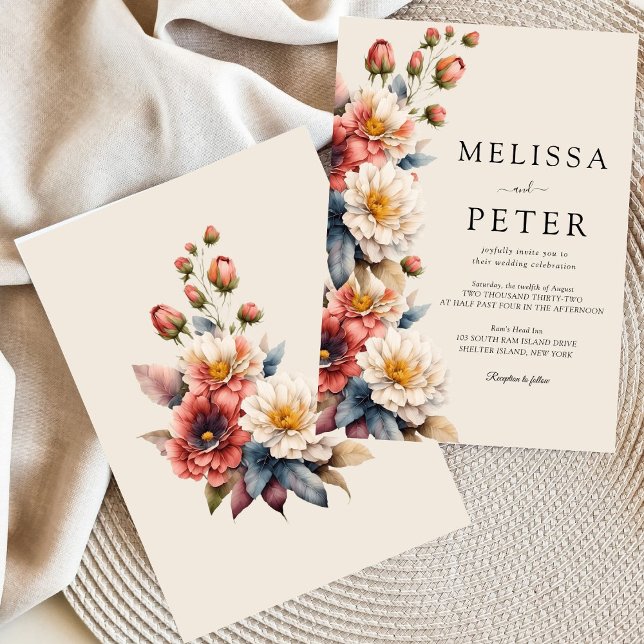 Invitación Boda floral (Subido por el creador)