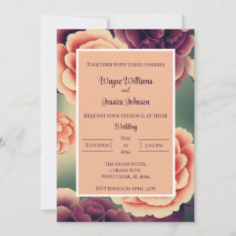 Invitación Boda floral