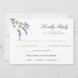 Invitación Boda floral acuarela de verano