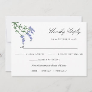 Invitación Boda floral acuarela de verano