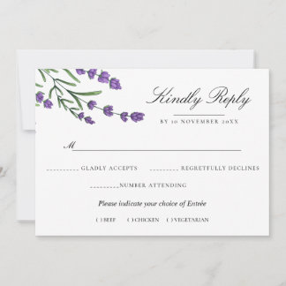 Invitación Boda floral acuarela de verano