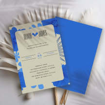 Boda floral azul romántico