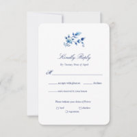 Boda floral azul y blanco Delft