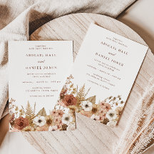 Boda floral boho elegante
