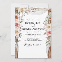 Boda Floral Boho Neutral Rústica
