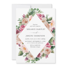 Boda floral Boho Rubor & Pink Spring