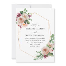 Boda floral Boho Rubor & Purple Spring