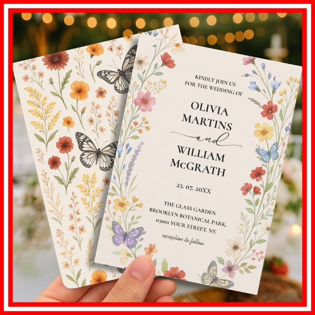 Invitación Boda Floral Boho Terracota (Subido por el creador)