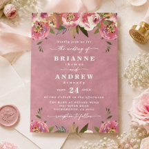 Boda Floral Chic Rosa Silvestre en Flor