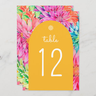 Invitación Boda floral colorido de color tropical moderno