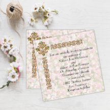 Boda floral con grifo dorado