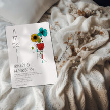 Boda floral contemporáneo Art Noveau