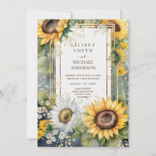 Invitación Boda floral Cumpleaños Baby Shower Jubilación de J
