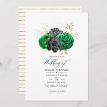 Boda floral Dardo Emerald y Gold