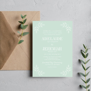 Invitación Boda floral de 6 minutos