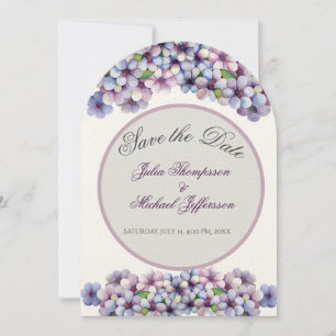 Invitación Boda floral de acuarela poética romántica