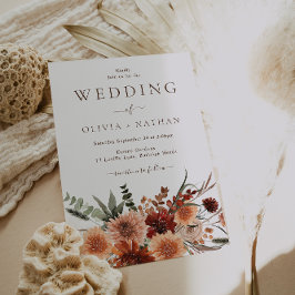 Invitación Boda Floral de Boho de All Seasons