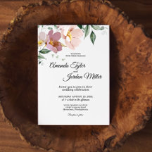 Boda floral de color rosa y malva