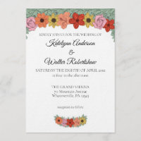 Boda floral de cuaderno de historias brillante y a