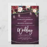 Boda floral de cuerda ruidosa de la Marina de Borg