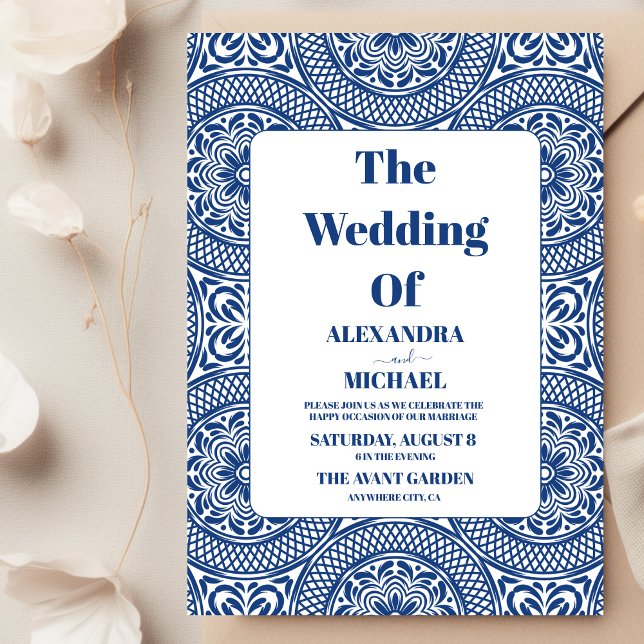 Invitación Boda floral de Fiesta Embroidery de México (Subido por el creador)