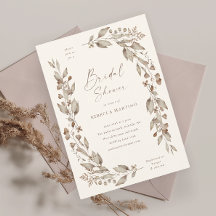 Boda Floral de Flor Silvestre Boho Ducha Nupcial