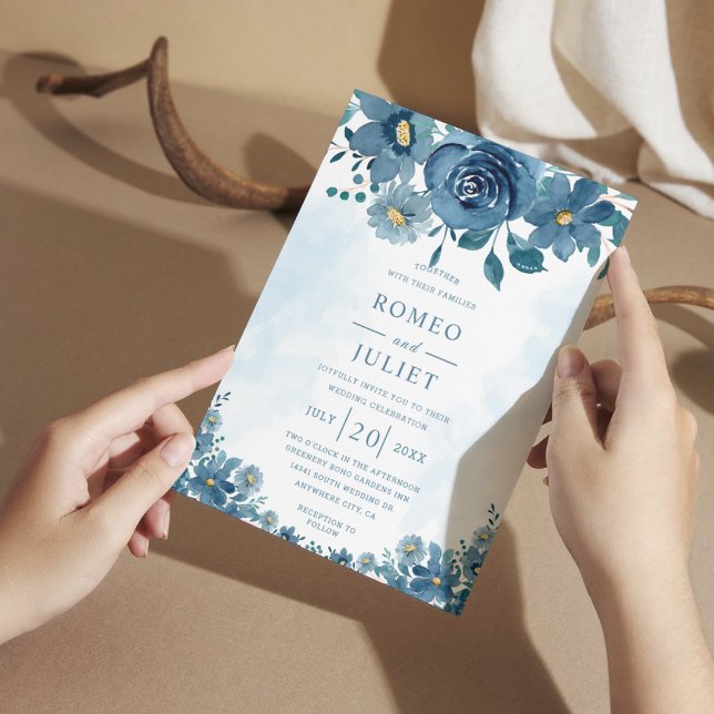 Invitación Boda floral de jardín de verano (Subido por el creador)