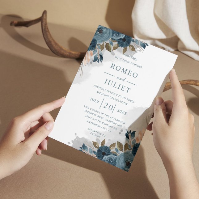 Invitación Boda floral de jardín de verano (Subido por el creador)