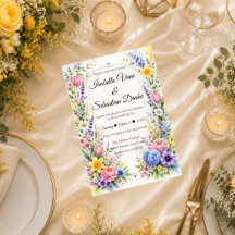 Boda floral de jardín pastel caprichoso