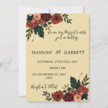 Boda floral de jardín romántico