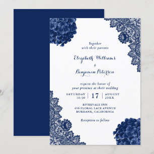 Invitación Boda floral de la armada rusa personalizado Hidran